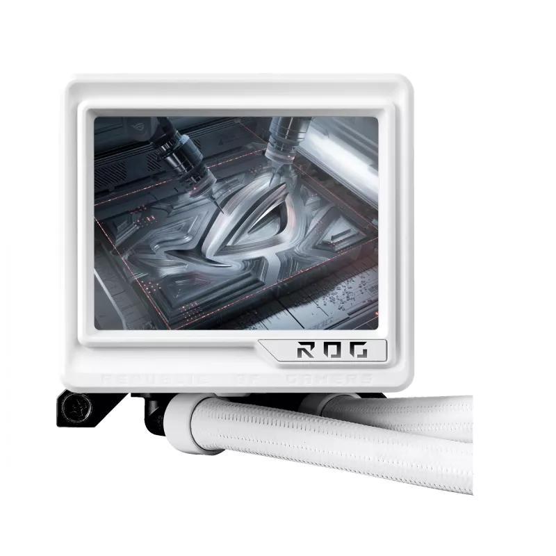 ASUS ROG RYUJIN III 360 ARGB EXTREME WHT Skysčio aušintuvas procesoriui 360 mm 3x120 mm Baltas