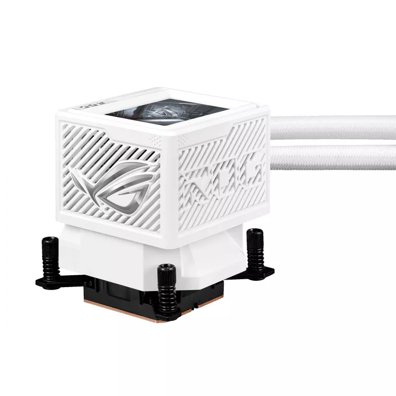 ASUS ROG RYUJIN III 360 ARGB EXTREME WHT Skysčio aušintuvas procesoriui 360 mm 3x120 mm Baltas