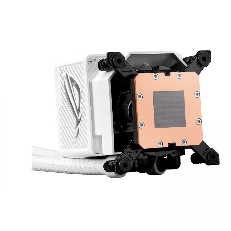 ASUS ROG RYUJIN III 360 ARGB EXTREME WHT Skysčio aušintuvas procesoriui 360 mm 3x120 mm Baltas