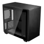 PC korpusas Aerocool Stormfront Mini Mini Tower Juodas ATX šoninis maitinimo šaltinis 120mm ventiliatoriai