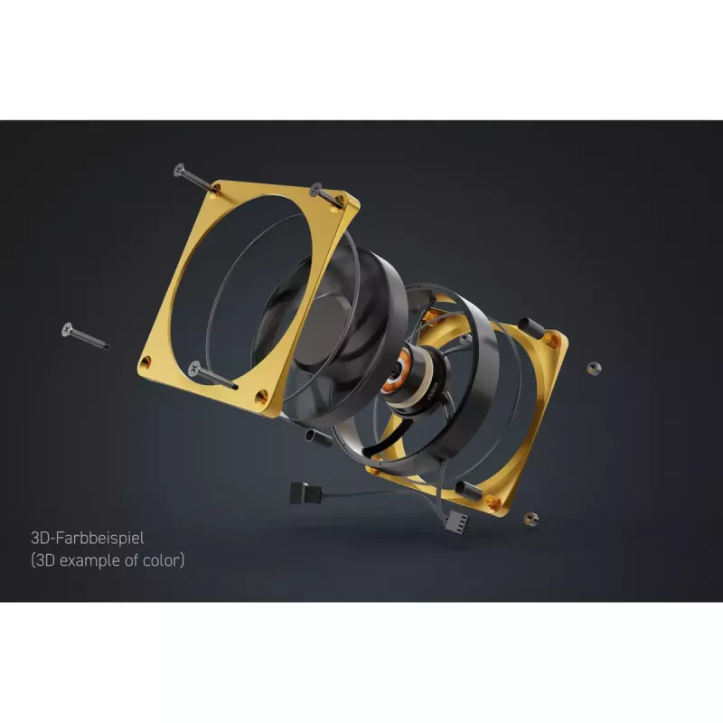 Ventiliatorius Alphacool Apex Stealth Metall 12 cm juodas 400-2000 RPM 20-29.9 dB
