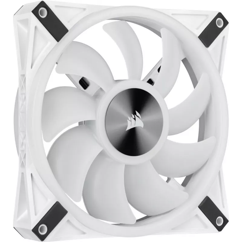 CORSAIR ventiliatorius QL140 RGB 140 mm baltas