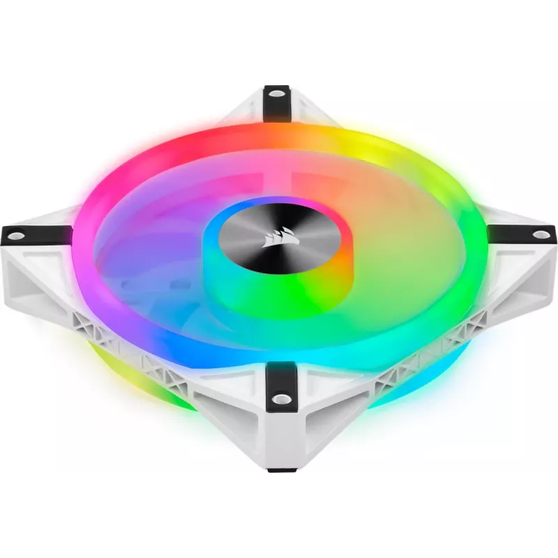 CORSAIR ventiliatorius QL140 RGB 140 mm baltas