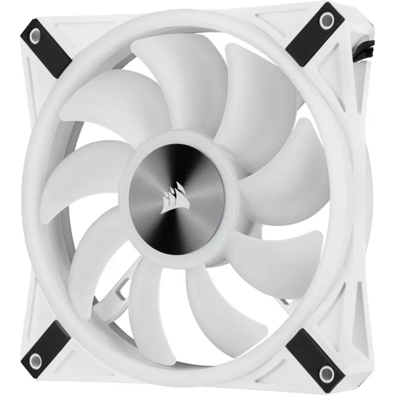 CORSAIR ventiliatorius QL140 RGB 140 mm baltas