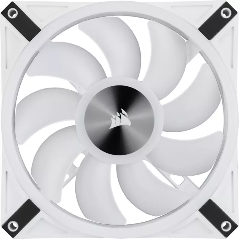 CORSAIR ventiliatorius QL140 RGB 140 mm baltas