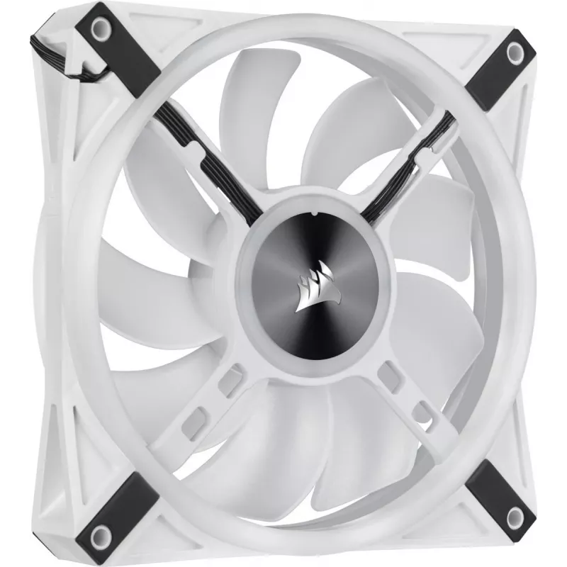 CORSAIR ventiliatorius QL140 RGB 140 mm baltas