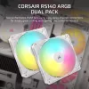 Ventiliatorius Corsair RS140 ARGB 14 cm Baltas 330-1700 RPM