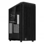 Korpusas ASUS ProArt PA401 Wood TG PWM Tower Black — ATX, grūdintas stiklas, 2x160mm priekiniai ventiliatoriai, USB-C, palaiko GPU iki 31,5 cm