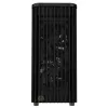 Korpusas ASUS ProArt PA401 Wood TG PWM Tower Black — ATX, grūdintas stiklas, 2x160mm priekiniai ventiliatoriai, USB-C, palaiko GPU iki 31,5 cm