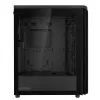 Korpusas ASUS ProArt PA401 Wood TG PWM Tower Black — ATX, grūdintas stiklas, 2x160mm priekiniai ventiliatoriai, USB-C, palaiko GPU iki 31,5 cm