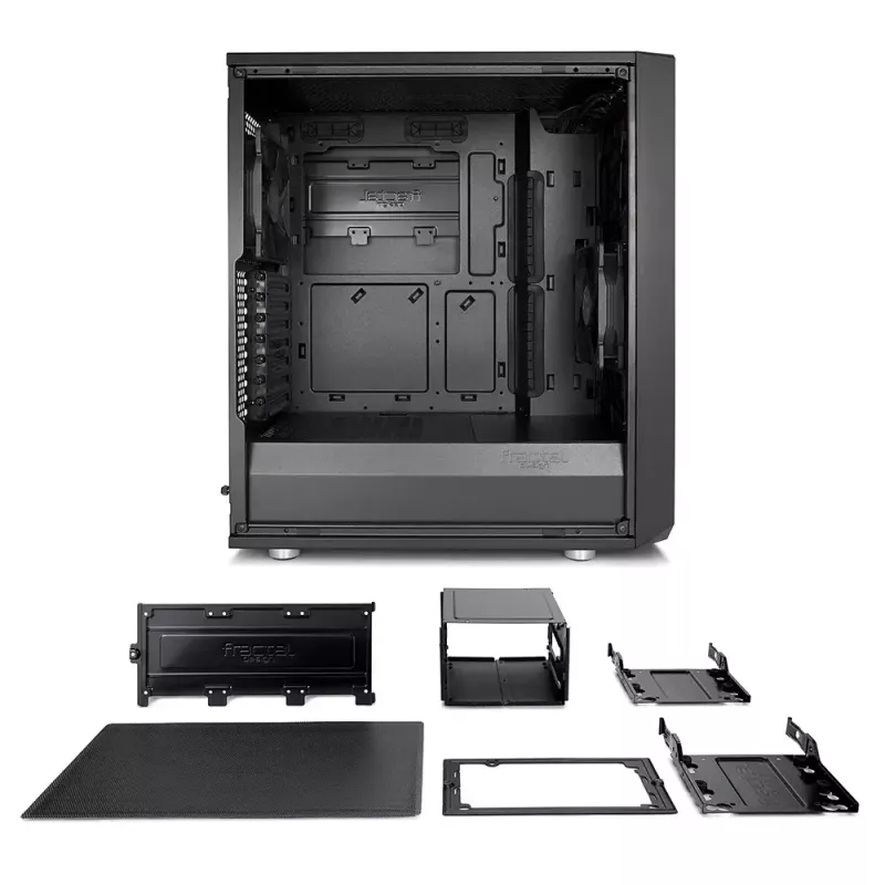 PC korpusas Fractal Design Meshify C Midi Tower juodas