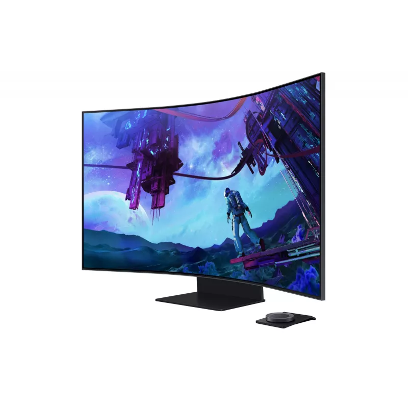 Samsung G97NC monitorius 139,7 cm (55 colių) 3840 x 2160 pikselių 4K Ultra HD LED juodas