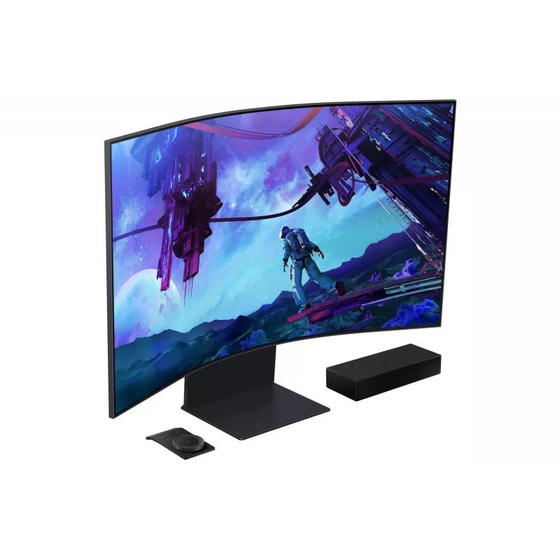 Samsung G97NC monitorius 139,7 cm (55 colių) 3840 x 2160 pikselių 4K Ultra HD LED juodas