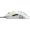 Glorious Gaming pelė Model O- (balta), dešinei rankai, optinė, USB Type-A, 3200 DPI
