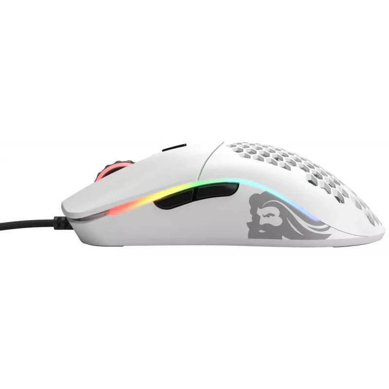 Glorious Gaming pelė Model O- (balta), dešinei rankai, optinė, USB Type-A, 3200 DPI