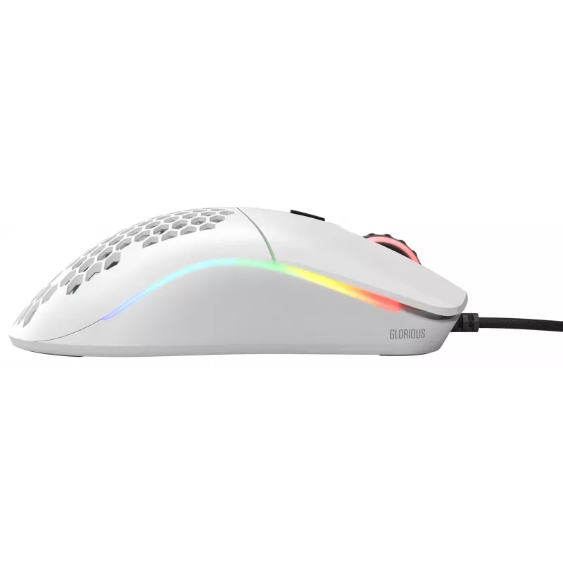 Glorious Gaming pelė Model O- (balta), dešinei rankai, optinė, USB Type-A, 3200 DPI