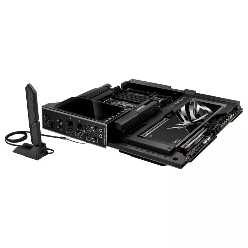 Motininė plokštė ASUS ROG MAXIMUS Z890 EXTREME – Intel Z890, LGA 1851, Extended ATX, DDR5, 4 DIMM, Wi‑Fi 7, 10Gb Ethernet
