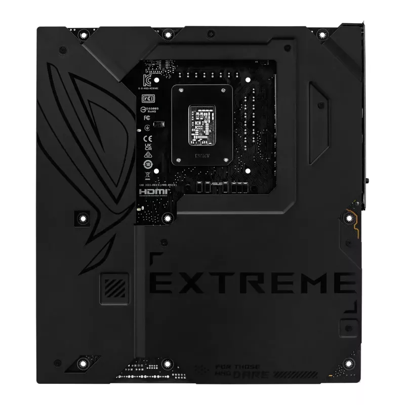 Motininė plokštė ASUS ROG MAXIMUS Z890 EXTREME – Intel Z890, LGA 1851, Extended ATX, DDR5, 4 DIMM, Wi‑Fi 7, 10Gb Ethernet