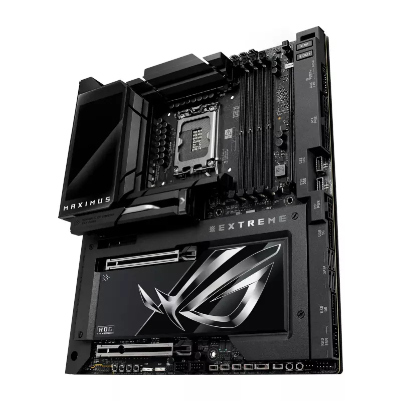 Motininė plokštė ASUS ROG MAXIMUS Z890 EXTREME – Intel Z890, LGA 1851, Extended ATX, DDR5, 4 DIMM, Wi‑Fi 7, 10Gb Ethernet