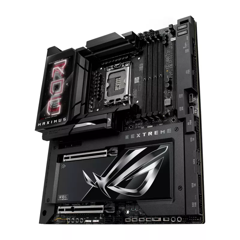 Motininė plokštė ASUS ROG MAXIMUS Z890 EXTREME – Intel Z890, LGA 1851, Extended ATX, DDR5, 4 DIMM, Wi‑Fi 7, 10Gb Ethernet