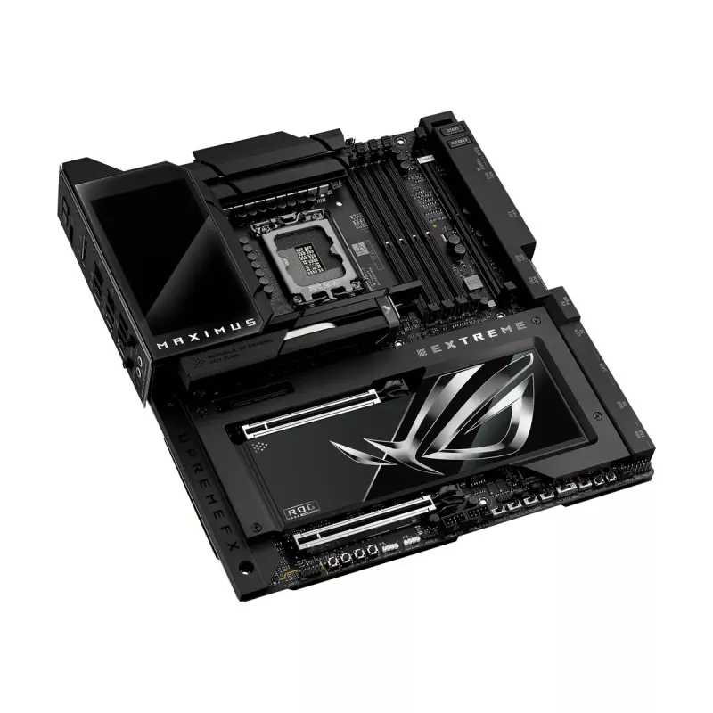 Motininė plokštė ASUS ROG MAXIMUS Z890 EXTREME – Intel Z890, LGA 1851, Extended ATX, DDR5, 4 DIMM, Wi‑Fi 7, 10Gb Ethernet