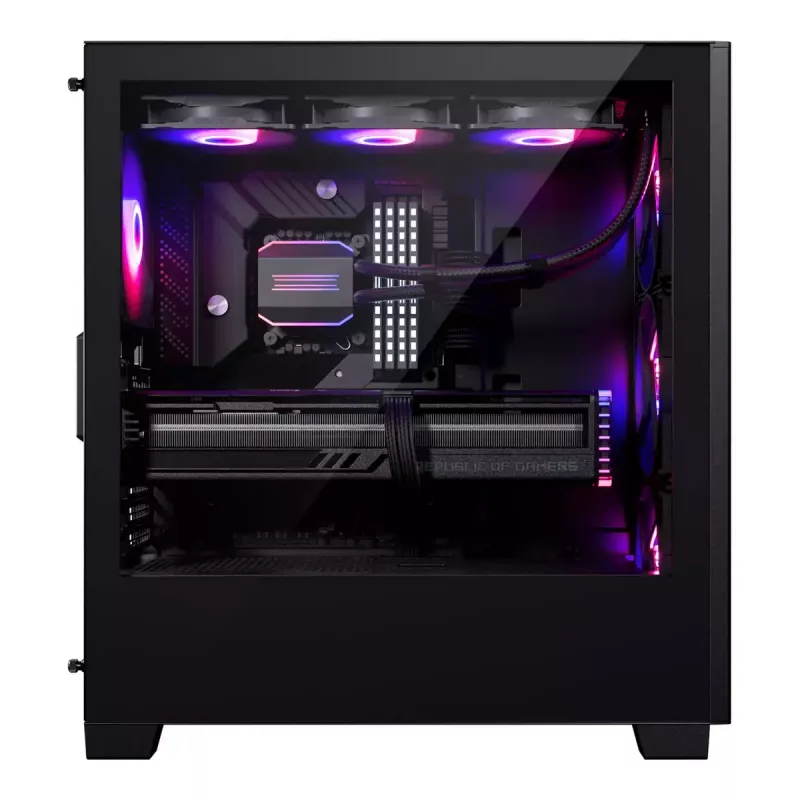 PC korpusas PHANTEKS XT Pro Ultra Midi Tower Juodas — ATX/EATX, Grūdintas stiklas, 2x3,5 colio + 5x2,5 colio, USB-C