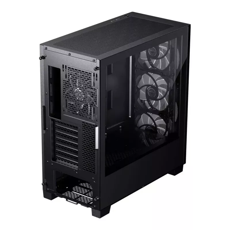 PC korpusas PHANTEKS XT Pro Ultra Midi Tower Juodas — ATX/EATX, Grūdintas stiklas, 2x3,5 colio + 5x2,5 colio, USB-C