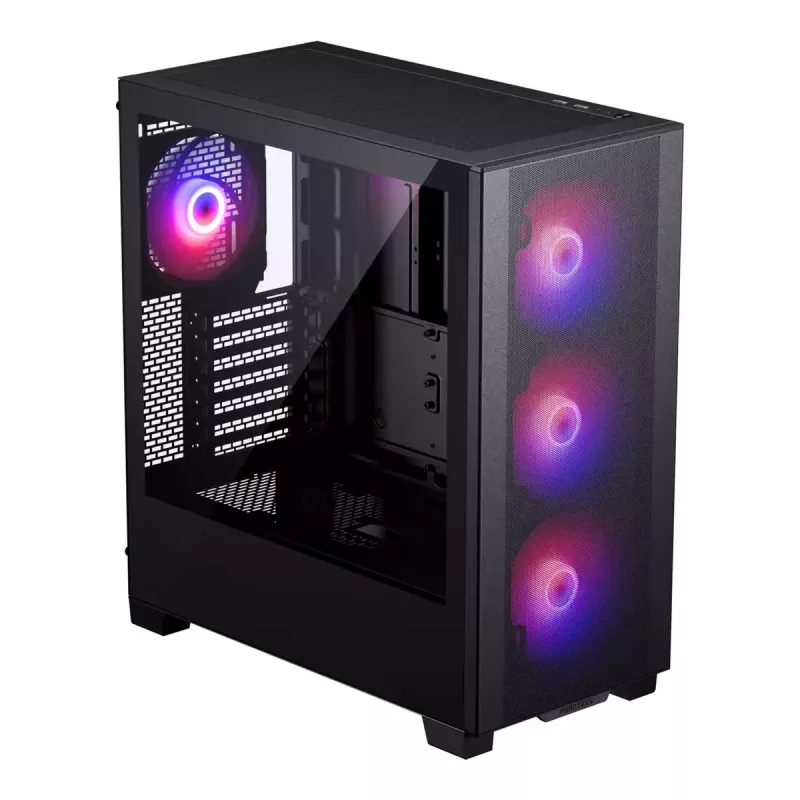 PC korpusas PHANTEKS XT Pro Ultra Midi Tower Juodas — ATX/EATX, Grūdintas stiklas, 2x3,5 colio + 5x2,5 colio, USB-C