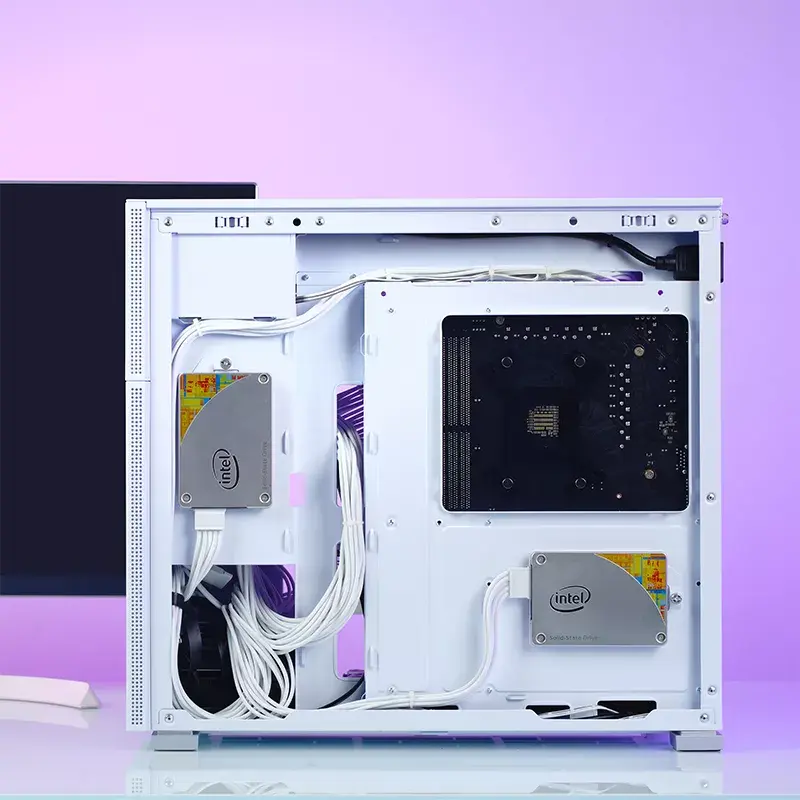 PC korpusas Jonsbo D41 MESH Midi Tower baltas