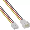 InLine 3 kontaktų ventiliatoriaus ilginimo laidas, Molex kištukas/lizdas, 0,30 m