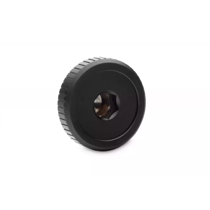 Kištukas EKWB EK-Quantum Torque — Žalvaris, Juodas/Sidabrinis, Ø 23 mm, Aukštis 5,5 mm