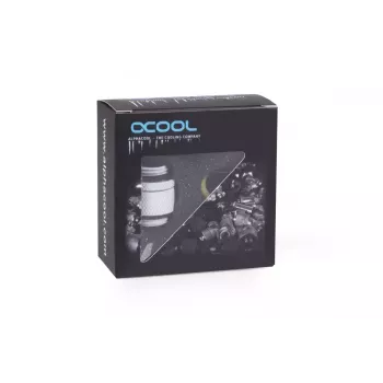 Žarnų jungtis Alphacool 17489 Žalvaris Balta 22mm gylis 1,8cm skersmuo