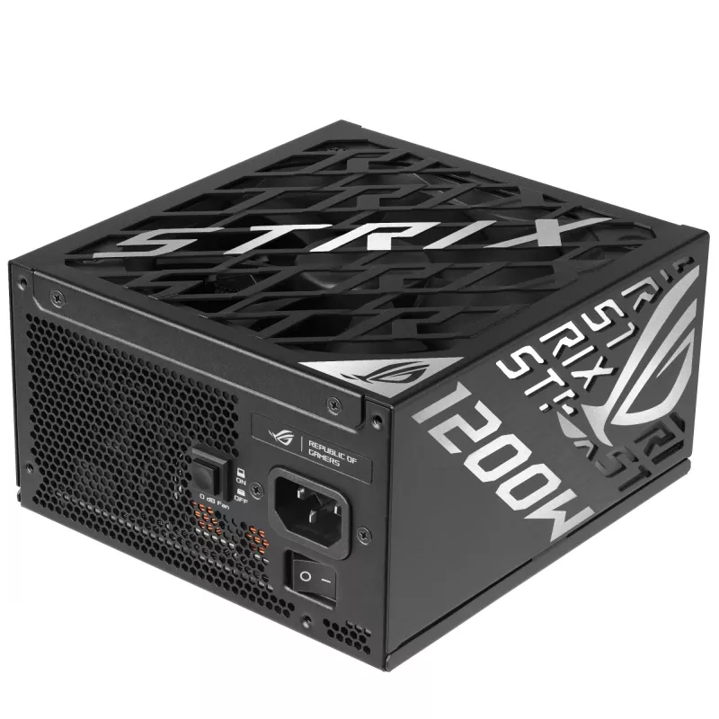 ASUS ROG Strix 1200W Platinum maitinimo blokas, 1200 W, 20+4 pin, ATX, juodas