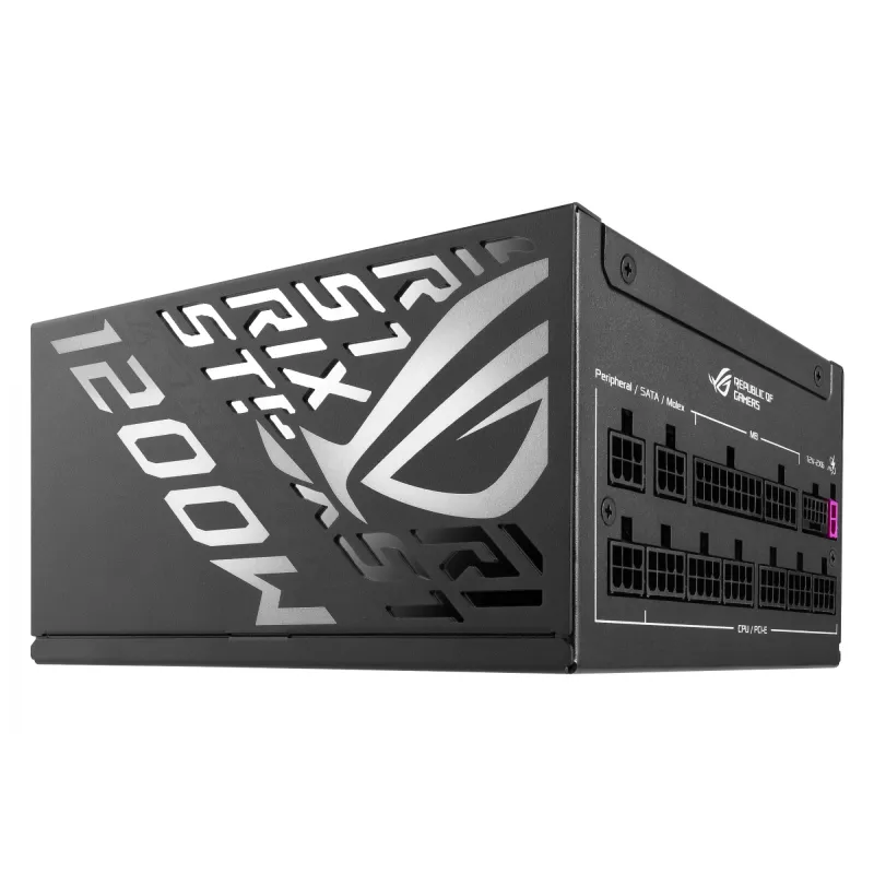 ASUS ROG Strix 1200W Platinum maitinimo blokas, 1200 W, 20+4 pin, ATX, juodas