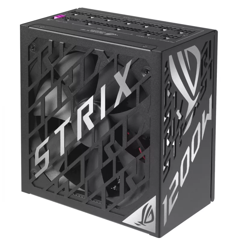 ASUS ROG Strix 1200W Platinum maitinimo blokas, 1200 W, 20+4 pin, ATX, juodas