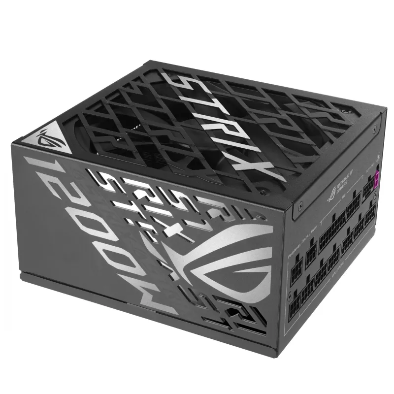 ASUS ROG Strix 1200W Platinum maitinimo blokas, 1200 W, 20+4 pin, ATX, juodas