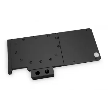 Aktyvi galinė plokštė EK Water Blocks Acetal Copper POM Juoda