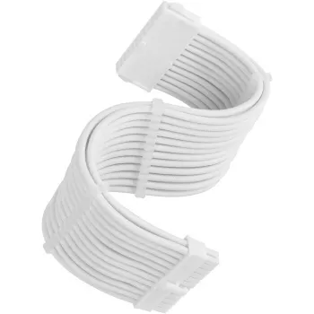 Prailginimo laidas maitinimo šaltiniui SILVERSTONE 24-pin ATX SST-PP07E-MBW-V2 30 cm Baltas