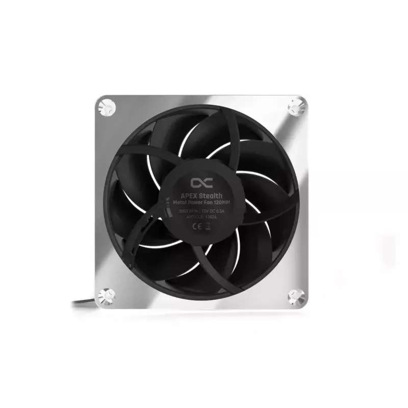 Ventiliatorius Alphacool Apex Stealth Metall 12 cm 400-3000 RPM 30-49.9 dB
