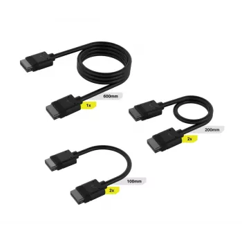 CORSAIR iCUE LINK kabelių rinkinys su tiesiais jungtimis