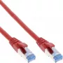InLine Patch Laidas S/FTP PiMF Cat.6A halogen-free 500MHz raudonas 5m