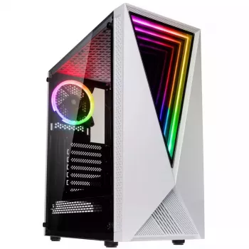 Kompiuterio korpusas Kolink VOID WHITE Midi Tower juodas, baltas