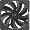 Ventiliatorius korpusui SILVERSTONE SST-SF120B 120mm juodas
