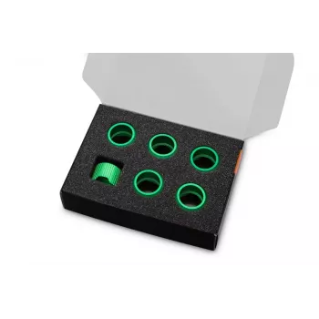 Suspaudimo žiedas EK Water Blocks Quantum Torque aliumininis žalias 6 vnt.