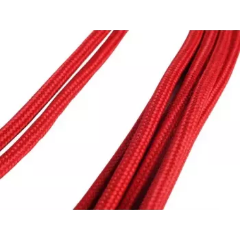 SilverStone SST-PP07-PCIR 8 kontaktų PCIe į 6+2 kontaktų PCIe prailginimo laidas, 0,25 m, raudonas