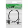InLine USB 2.0 ilginimo kabelis Type A kištukas / lizdas, auksuoti kontaktai, juodas, 0,5 m