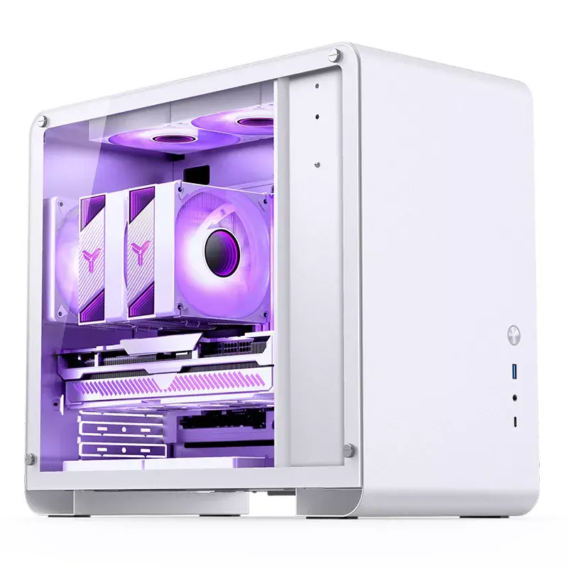PC korpusas Jonsbo U4 MINI WHITE Mini Tower Baltas