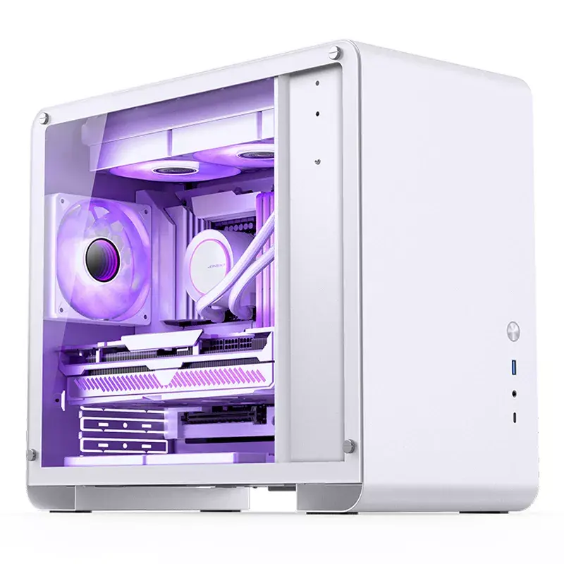 PC korpusas Jonsbo U4 MINI WHITE Mini Tower Baltas