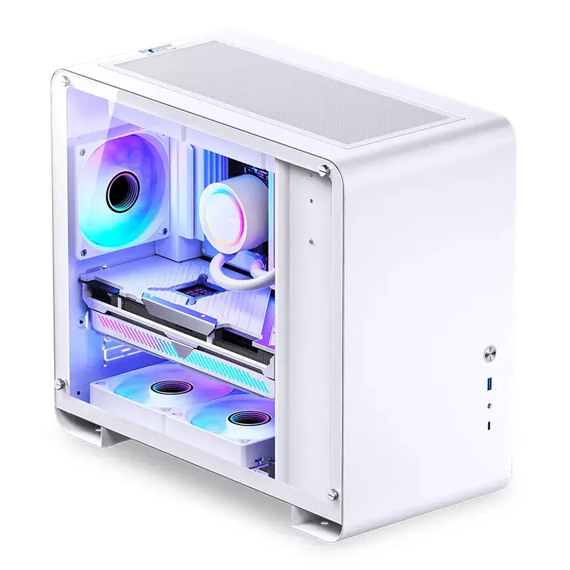 PC korpusas Jonsbo U4 MINI WHITE Mini Tower Baltas