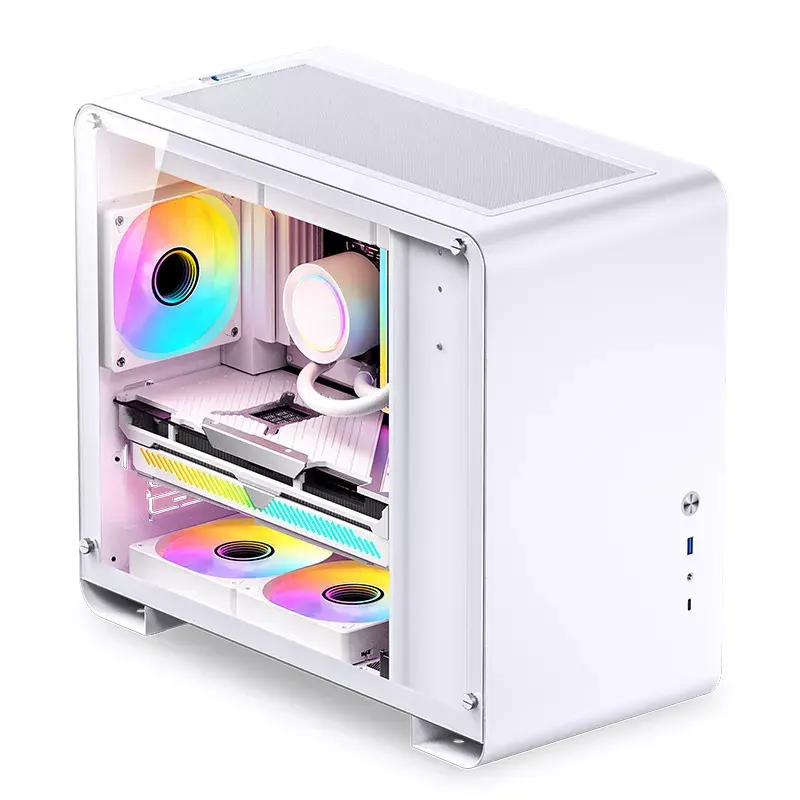 PC korpusas Jonsbo U4 MINI WHITE Mini Tower Baltas
